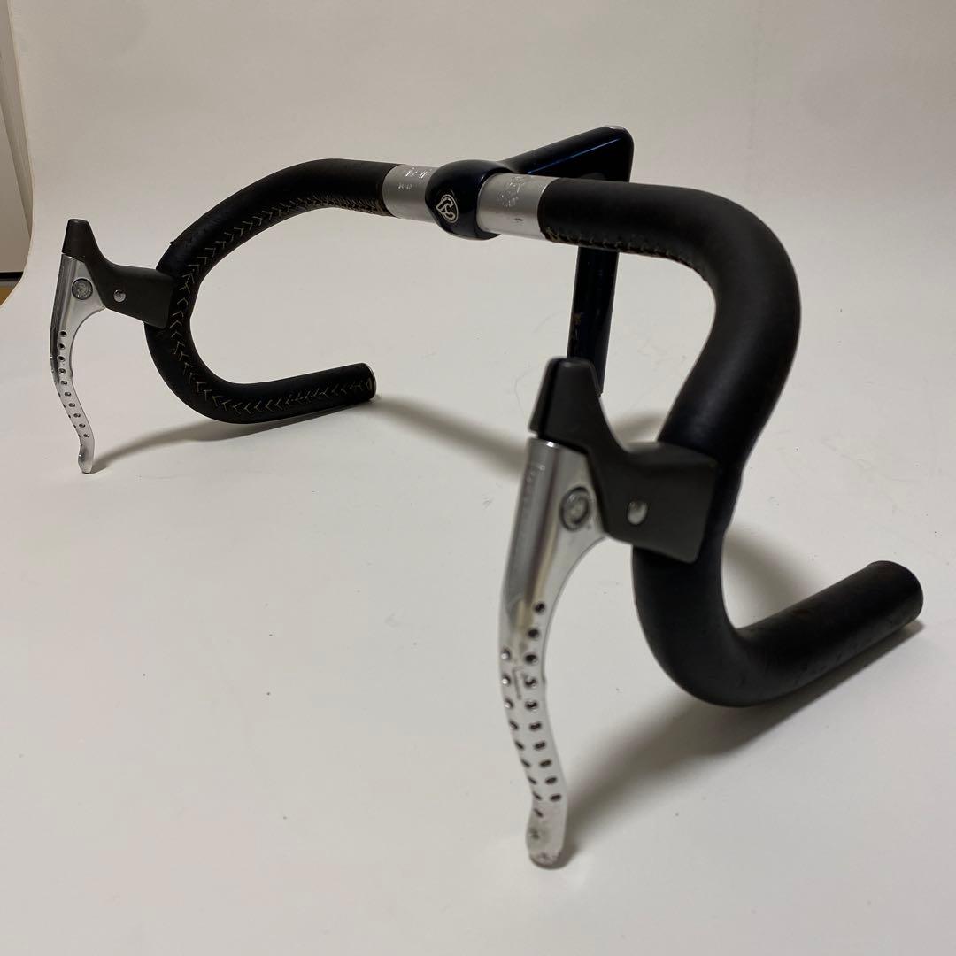 Cinelli アルミハンドル&ステム 革巻きカンパレバー付き