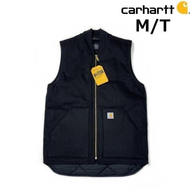 カーハート ダックベスト US購入(M/T)黒 181218